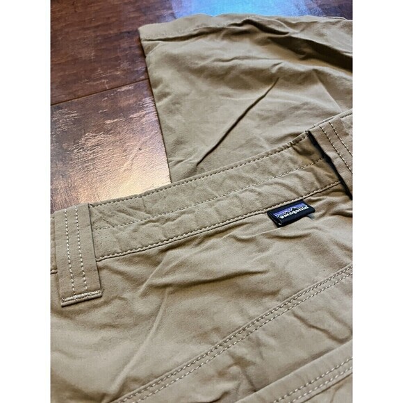 Patagonia Tan Cargo Hiking Pant Stretch Mens Size 36 READ - Picture 6 of 8